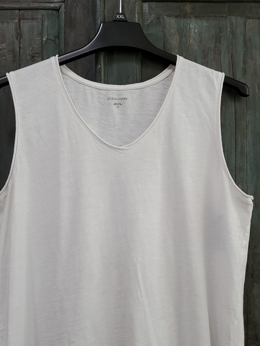 Eileen Fisher Basic V-Neck Tank Top, Size Large, NWOT - Picture 4 of 6